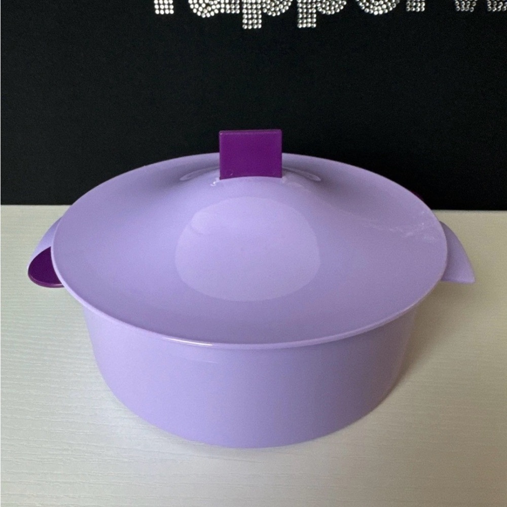 Tupperware Tortilla Keeper Micro-steamer 1.5qt /6 Cup Shades Of Purple New